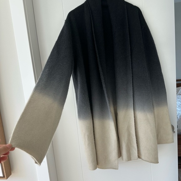 Frenckenberger Nobel Frost XL Ombré Cashmere Cardigan - Picture 2 of 5